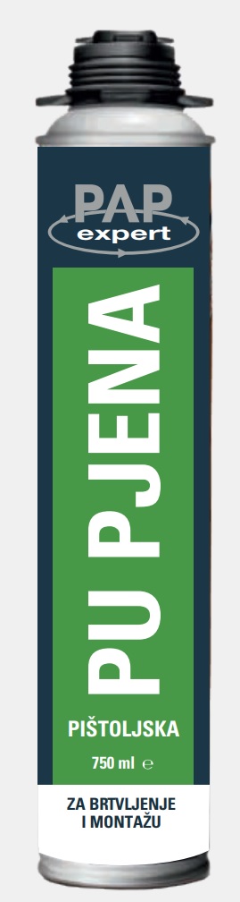 PAP EXPERT PU pjena - pištoljska 750ml